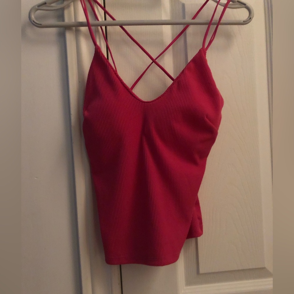 Pink tank top